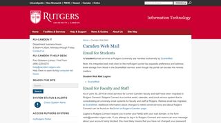 
                            10. Camden Web Mail – Information Technology