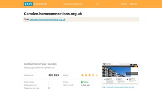 
                            3. Camden.homeconnections.org.uk: Camden Home Page - Easy …