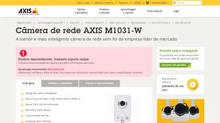 
                            6. Câmera de rede AXIS M1031-W | Axis Communications