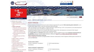 
                            4. Camera di Commercio di Genova | Gestori ambientali