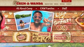 
                            3. Camp Chen-A-Wanda | Poconos PA Coed Summer Camp