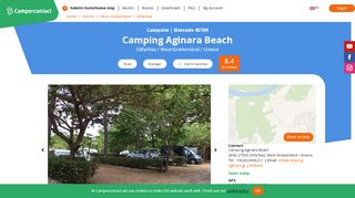 
                            6. Camping Aginara Beach - campercontact.com