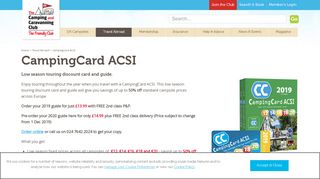 
                            4. CampingCard ACSI - The Camping and Caravanning Club