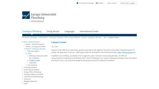 
                            4. Campus Career - Europa-Universität Flensburg (EUF)