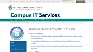 
                            6. Campus IT Services | The University of the West Indies at Cave Hill ...