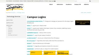 
                            1. Campus Logins - Technology Services - UW-Superior