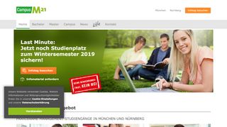 
                            2. Campus M21: Management-Studiengänge in München und ...