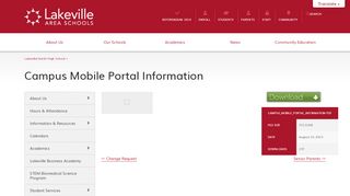 
                            6. Campus Mobile Portal Information - Lakeville North High School