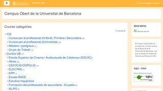 
                            6. Campus Obert de la Universitat de Barcelona