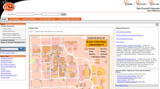 
                            2. Campus Resources | Home - East Central University