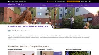 
                            6. Campus Resources | Learning Resources | Grand Canyon University