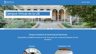 
                            2. Campus Virtual UB - Universitat de Barcelona