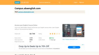 
                            11. Campus.abaenglish.com: Access your English Course Online