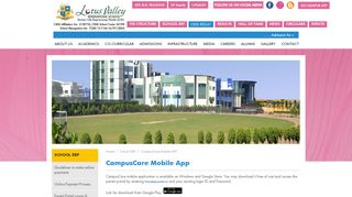 
                            2. CampusCare Mobile App - Lotus Valley International School