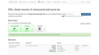 
                            9. campusnet.eah-jena.de - SSL / HTTPS Check · SSL-Tools