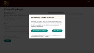 
                            1. CampusShip Login: UPS - United Kingdom