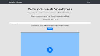 
                            5. Camwhores Private videos Bypass - CWbypass