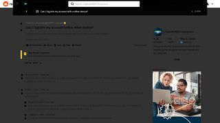 
                            8. Can I log into my account with a other device ...
