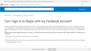 
                            11. Can I sign in to Skype with my Facebook account? | Skype ...