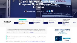 
                            5. Can I Still Use My Air Berlin Miles on Other Airlines?