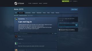 
                            2. Can not log in :: Anno 2070 General Discussions