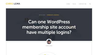 
                            1. Can one WordPress membership site account have multiple logins?