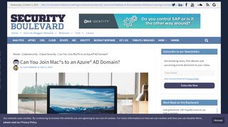 
                            2. Can You Join Mac®s to an Azure® AD Domain? - Security ...