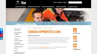 
                            9. Canada Apprentice Loan | ITA BC