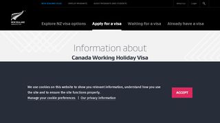 
                            6. Canada Working Holiday Visa - Immigration New Zealand