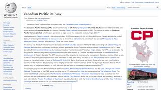 
                            6. Canadian Pacific Railway - Wikipedia