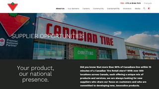 
                            11. Canadian Tire Corporation, Limited - About Us - Supplier ...