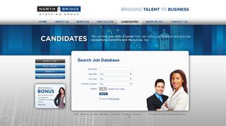 
                            3. Candidate Area - North Bridge Staffing Group