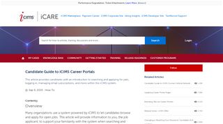 
                            8. Candidate Guide to iCIMS Career Portals