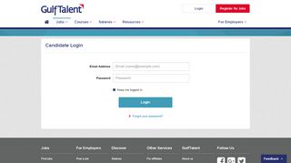 
                            3. Candidate Login - GulfTalent