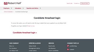 
                            11. Candidate timesheet login | Robert Half