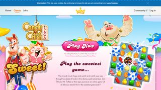 
                            2. Candy Crush Saga Online - Play the game at King.com