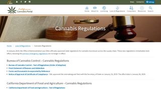 
                            6. Cannabis Regulations | Cannabis - California Cannabis Portal - State ...