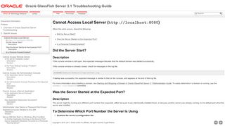 
                            9. Cannot Access Local Server (http://localhost:8080 ...