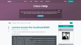 
                            3. cannot access the localhost:8069 | Odoo