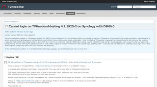 
                            1. Cannot login on TVHeadend-testing 4.1.1923-2 on Synology ...