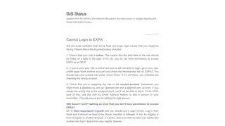 
                            7. Cannot Login to EXPA - GIS Status - status.aiesec.org