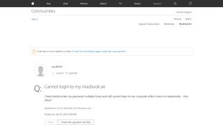 
                            6. Cannot login to my macbook air - Apple Community