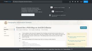 
                            6. Cannot See a Web Map on ArcGIS Collector - Geographic Information ...