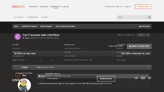 
                            3. Can't access web interface - Page 2 - General Support - Unraid
