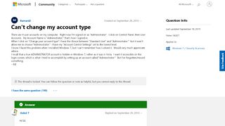 
                            8. Can't change my account type - Microsoft Community