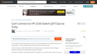 
                            5. Can't connect to HP 2530 Switch (J9772a) via Putty