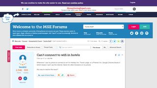 
                            8. Can't connect to wifi in hotels - MoneySavingExpert.com Forums