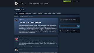 
                            7. Can't Fix A Leak (help) :: Source SDK General Discussions