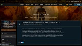 
                            6. Can't get acces to my Account after Transfer HELP!