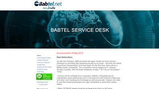 
                            2. Can't Get The Login Page - Babtel Service Desk